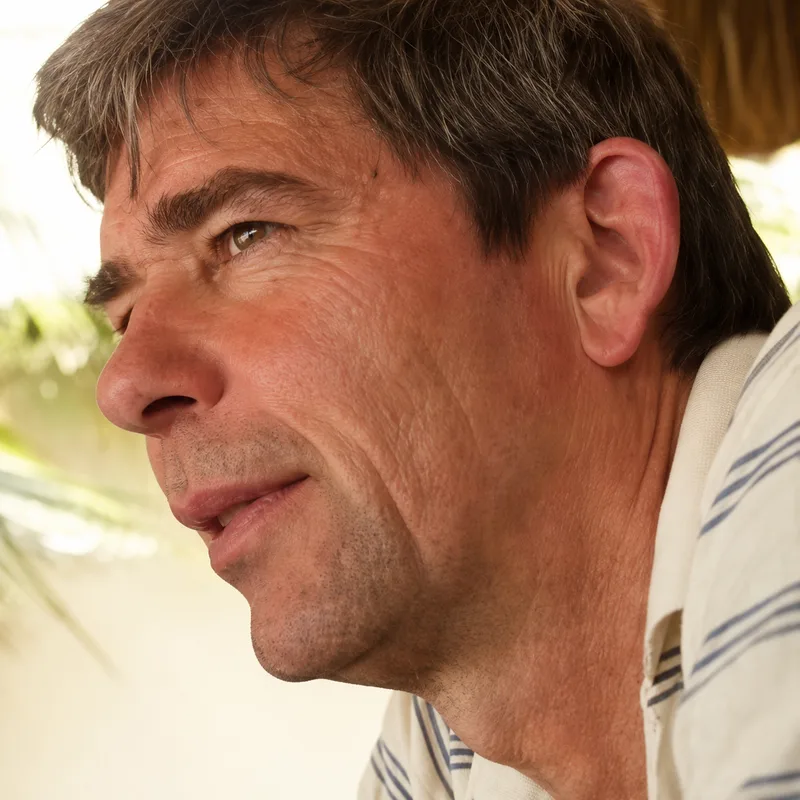 Portret van Henning Zorn, secretaris van SIETAR Nederland